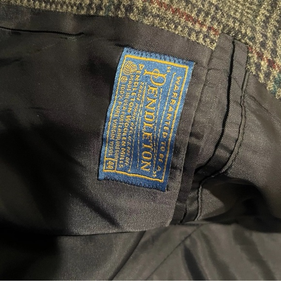 Vintage Pendleton Blazer Mens 44R Gray Tweed Suit Jacket Coat Made In USA - Picture 1 of 10